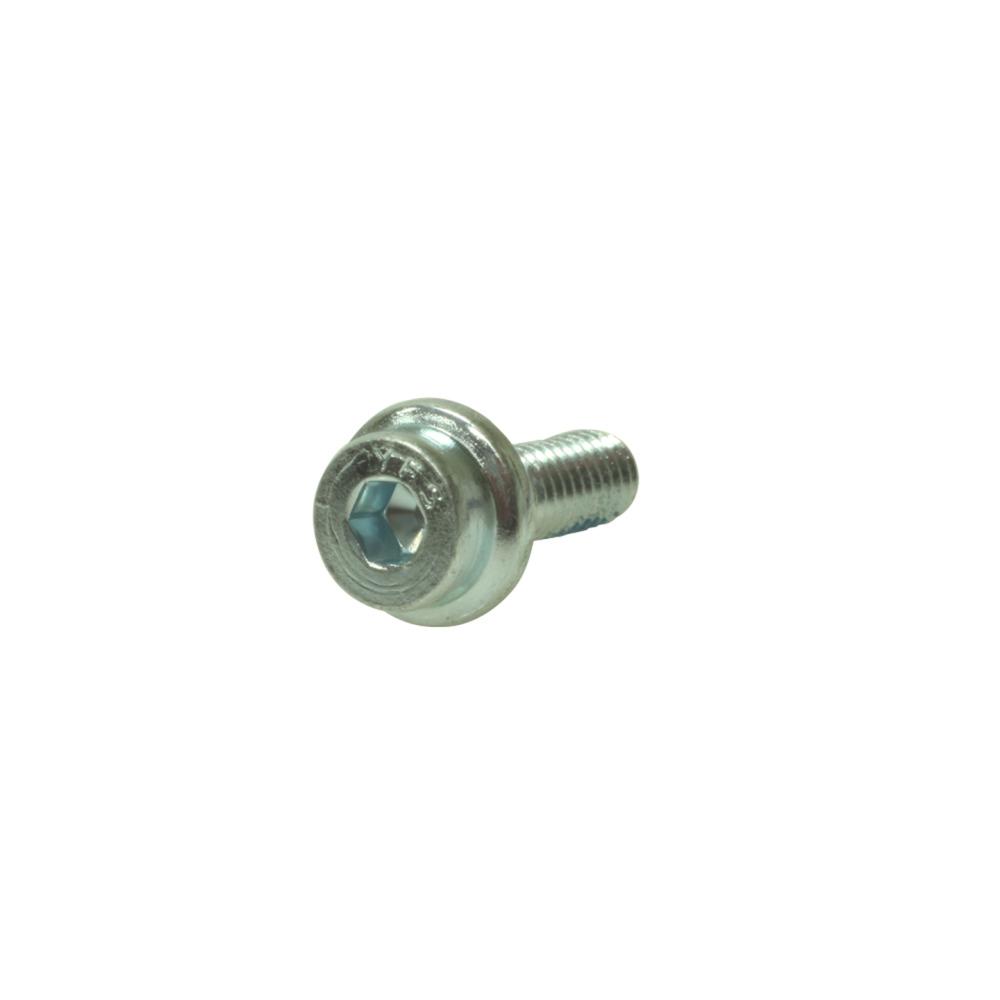 TORNILLO M4-0.7X12 FLG-HD SKT CON TAPA STL ZN CON NYLON, Maquinado TORNILLO M4-0.7X12 FLG-HD SKT CON TAPA STL ZN CON NYLON, Maquinado