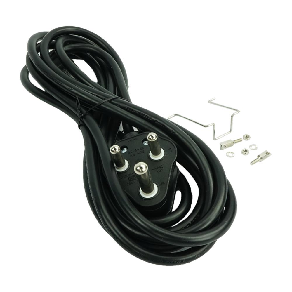 Cable de alimentación y clip para India Cable de alimentación y clip para India