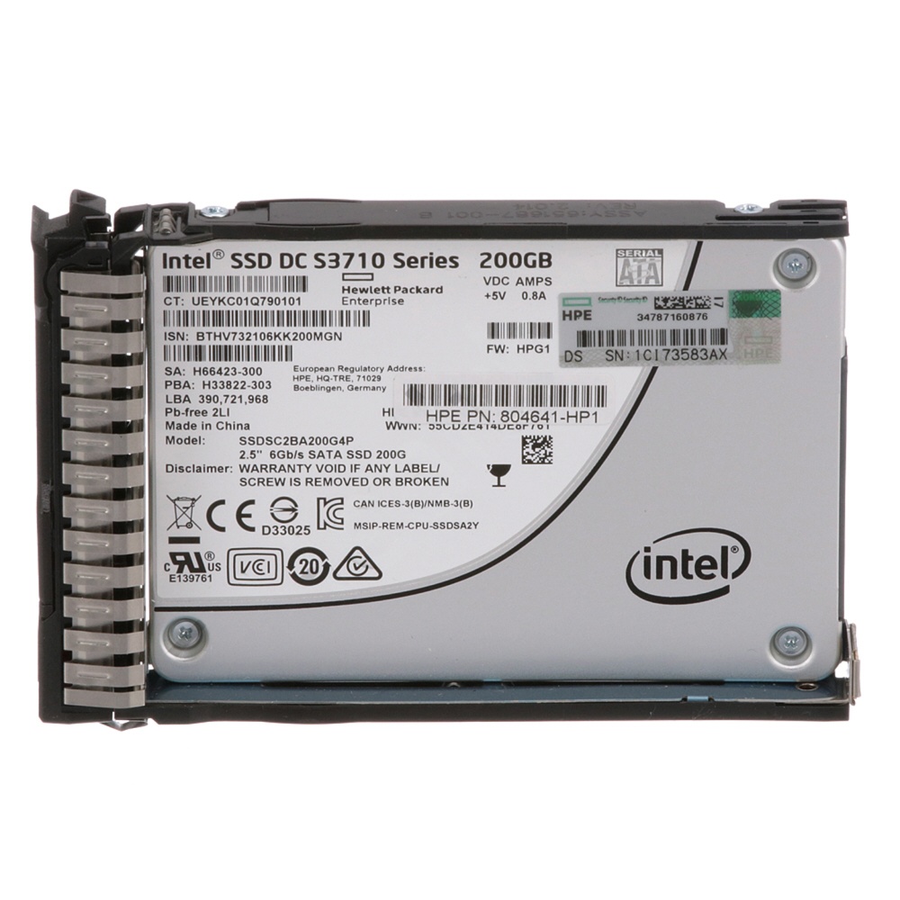 HP 200GB 6Gb SATA 2.5in WI PLP SC SSD Tested HP 200GB 6Gb SATA 2.5in WI PLP SC SSD Tested