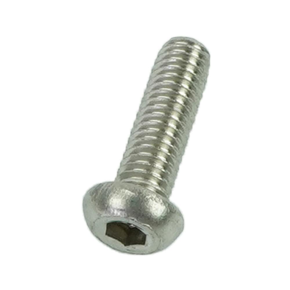M6 X 20 TORNILLO CABEZA DE BOTÓN DE ACERO INOXIDABLE (SST) M6 X 20 TORNILLO CABEZA DE BOTÓN DE ACERO INOXIDABLE (SST)