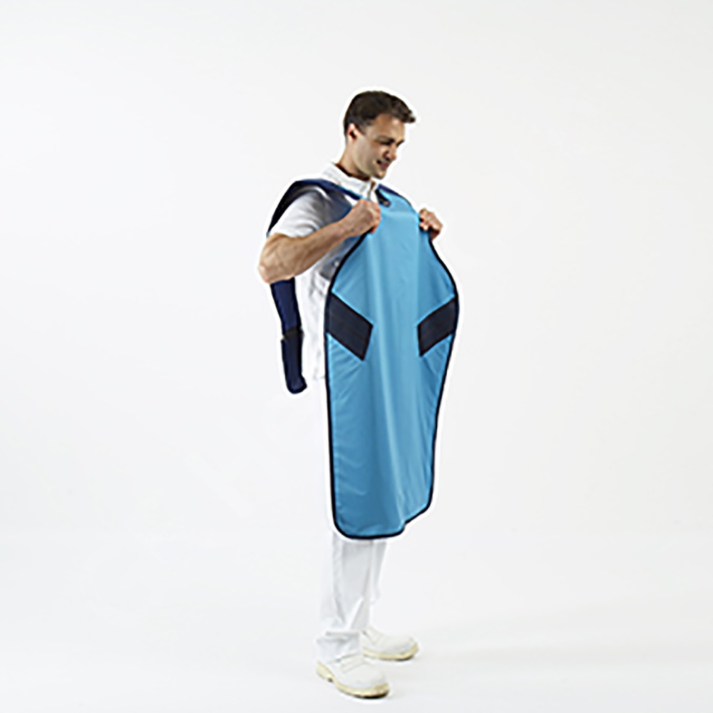 MAVIG Front Apron, model RA650 Ergonomic, lead eq 0.5-0.25 mm, size large, color Ocean MAVIG Front Apron, model RA650 Ergonomic, lead eq 0.5-0.25 mm, size large, color Ocean